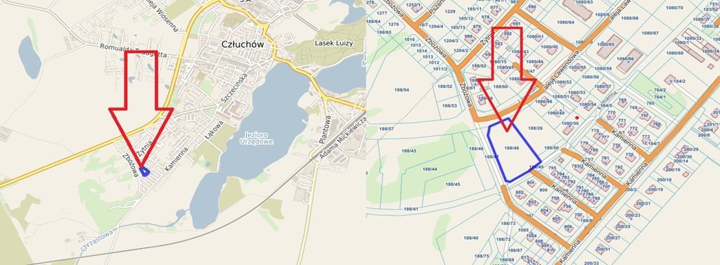 Działka budowlana na sprzedaż Człuchów  4 429m2 Foto 1
