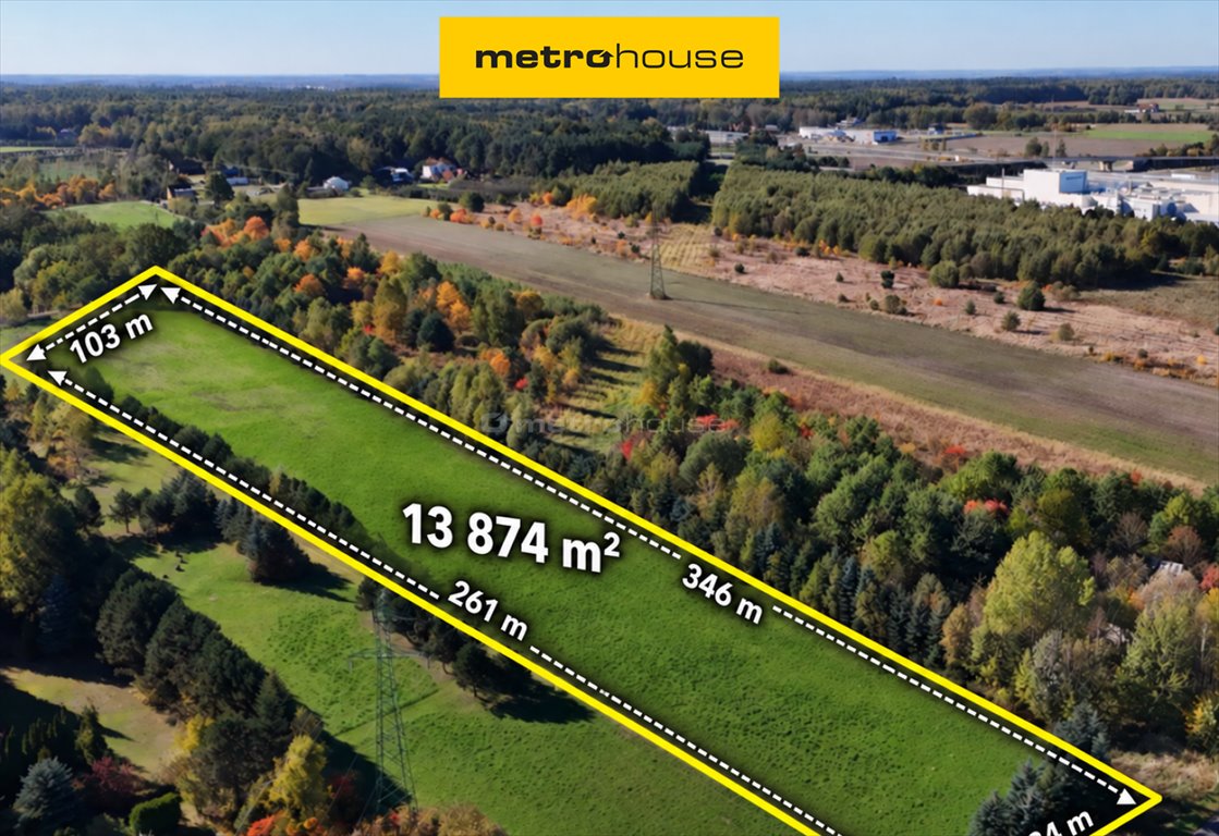 Na sprzedaż działka inwestycyjna 13 874 m² w Adamowicach Adamowice, Styropianowa  13 874m2 Foto 1