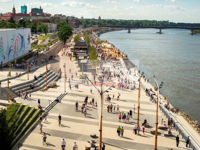 Luksusowy apartament 50 m2 z panoramiczną Wisłą zapraszam Warszawa, Śródmieście, Dobra  50m2 Foto 1
