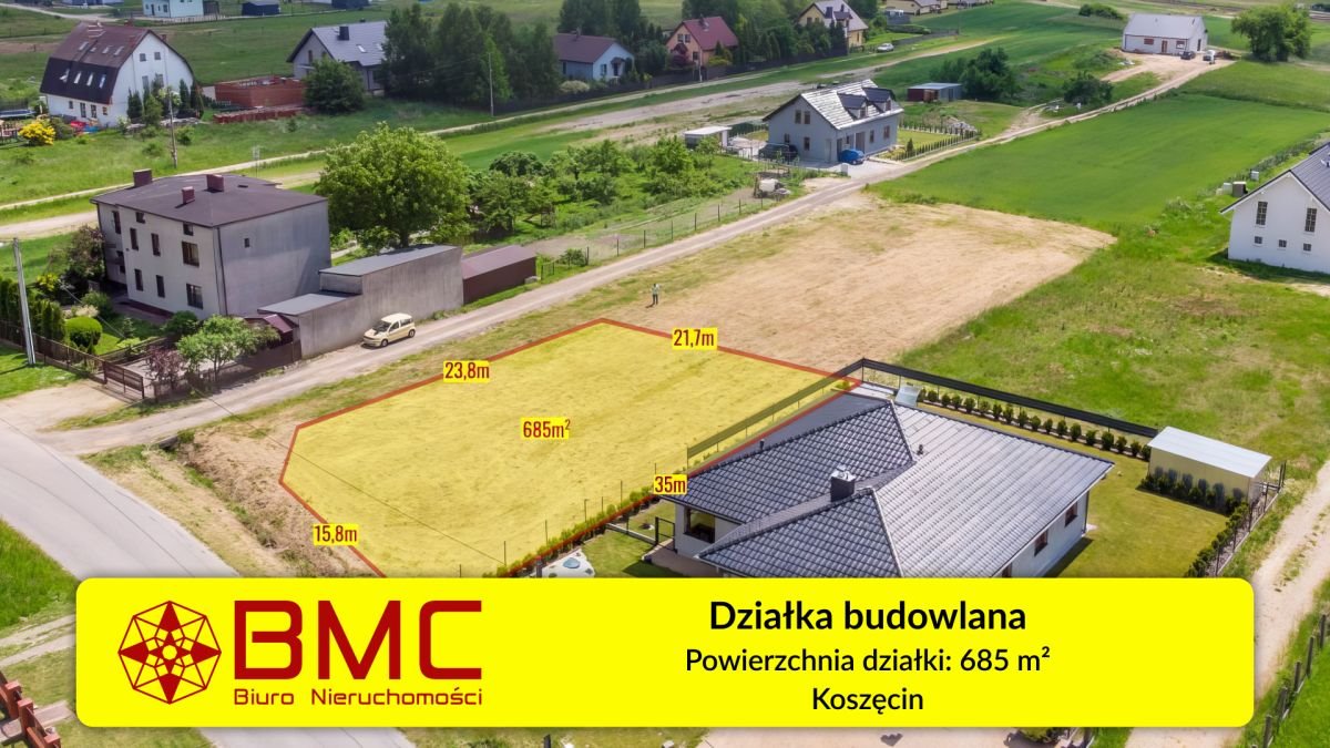 Działka budowlana na sprzedaż Koszęcin, Dąbrówki  685m2 Foto 1