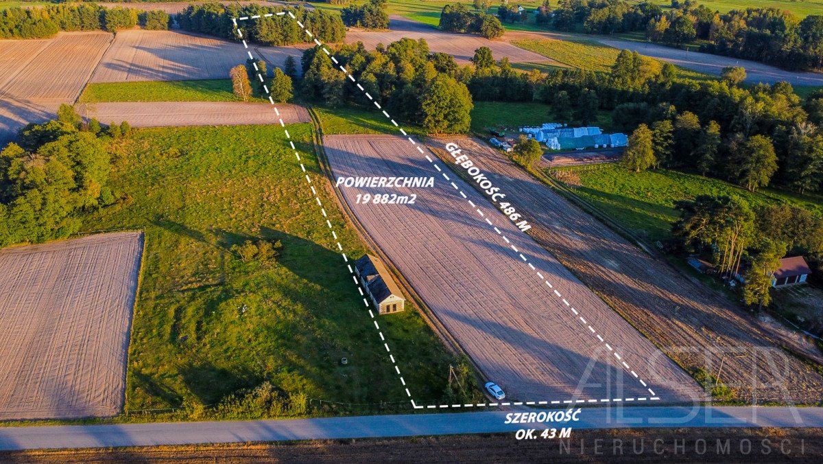 Działka 19 882 m² z planem pod zabudowę i rolą Stary Lubiel  19 882m2 Foto 1