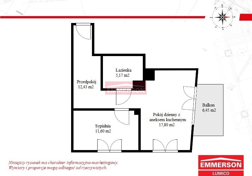 Mieszkanie dwupokojowe na sprzedaż Kraków, Śródmieście  48m2 Foto 1