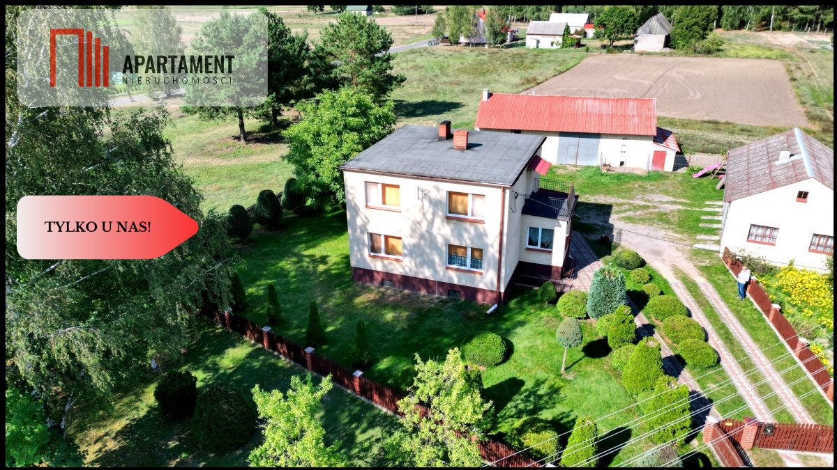 Dom w Brzozie z garażem, piwnicą i budynkami gospod. Brzozie  160m2 Foto 1