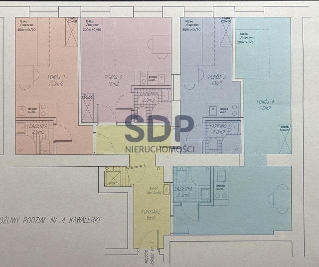 Mieszkanie czteropokojowe  na sprzedaż Wrocław, Śródmieście, Ołbin, Henryka Sienkiewicza  84m2 Foto 4