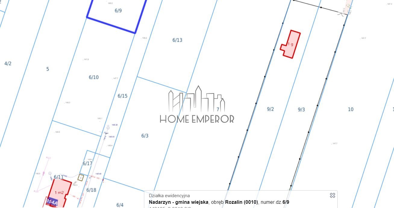 Działka budowlana na sprzedaż Rozalin, Młochowska  1 500m2 Foto 4