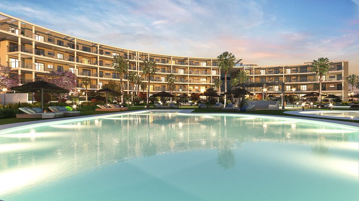 Polecam nowoczesny apartament z widokiem na morze w Alcorrín Hiszpania, Alcorrín, C. Toros los Urb Aldea Beach  77m2 Foto 1