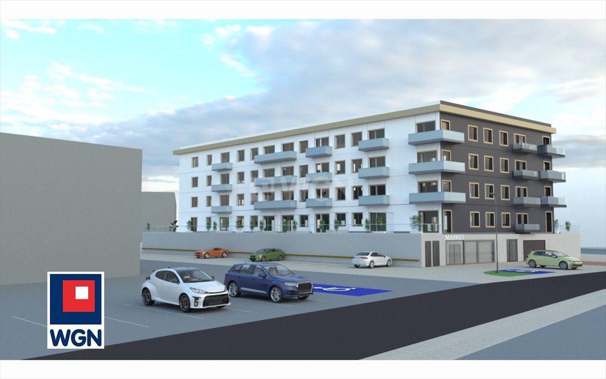 Mieszkanie trzypokojowe na sprzedaż Brodnica, Apartamenty Matejki, Witosa  61m2 Foto 1