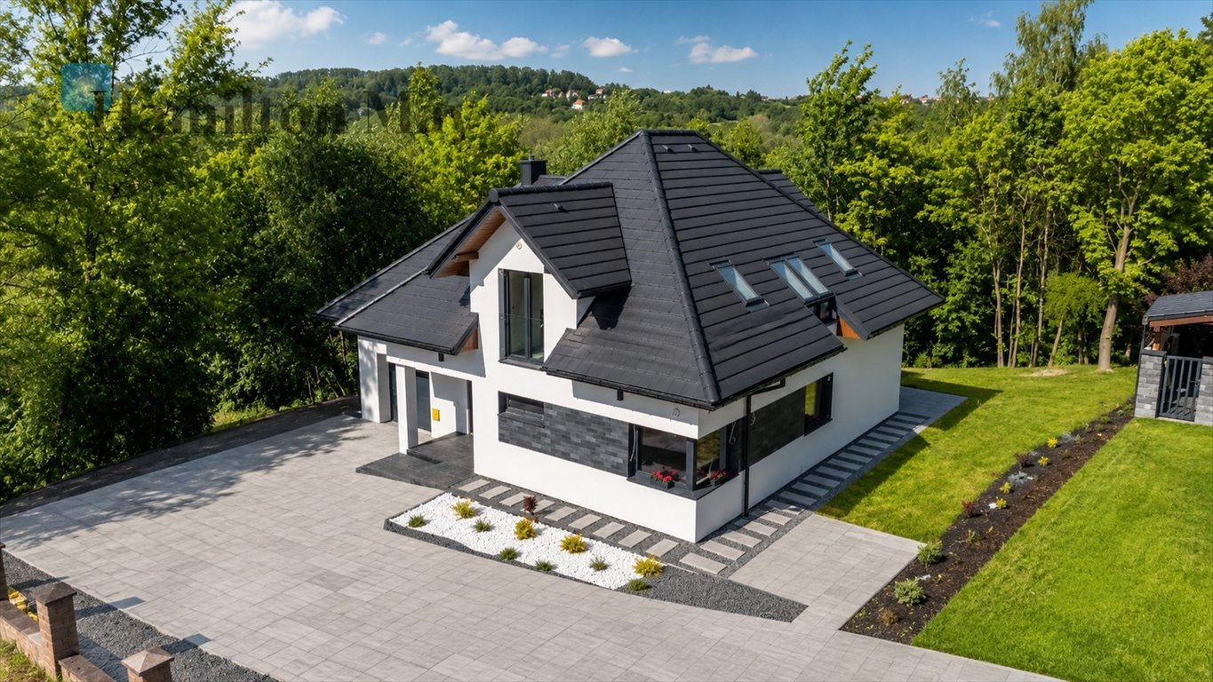 Nowoczesny dom 220 m² z prywatnym udziałem w lesie zapraszam Kraków, Swoszowice, Ignacego Chrzanowskiego  220m2 Foto 1