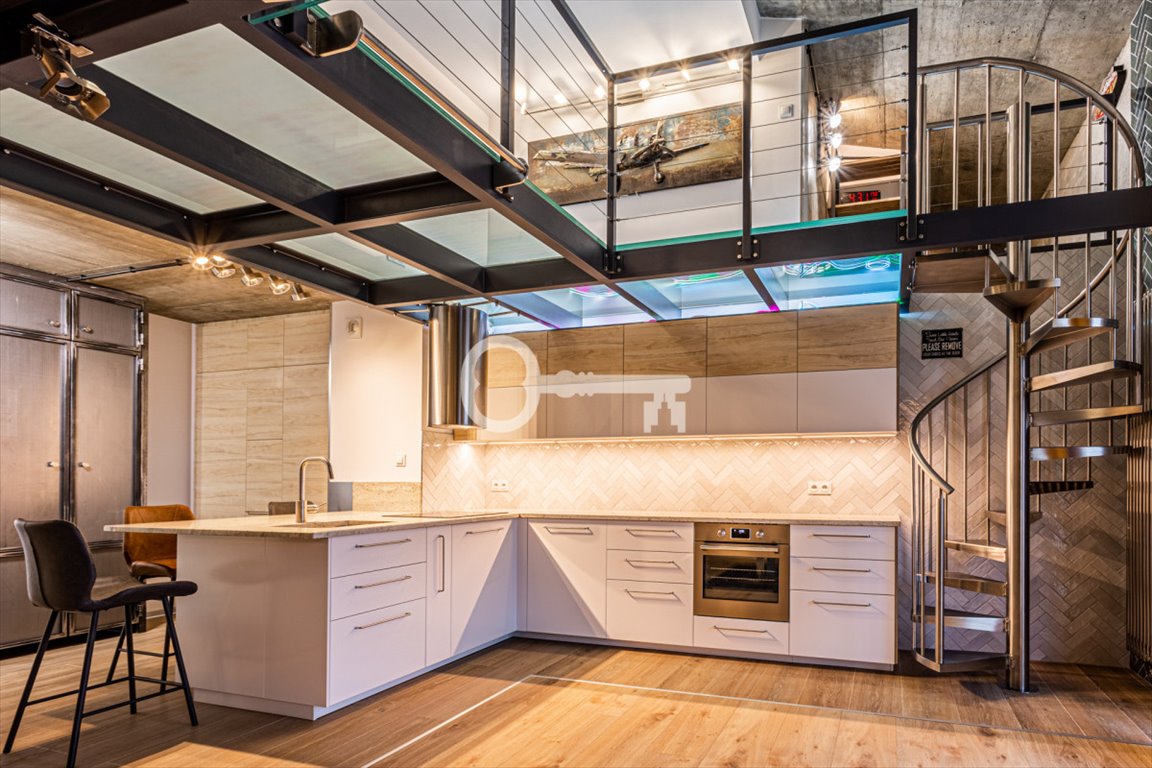 Nowoczesny loft 74 m2 z miejscem w garażu i postojem Warszawa, Praga-Północ, Stalowa  74m2 Foto 1