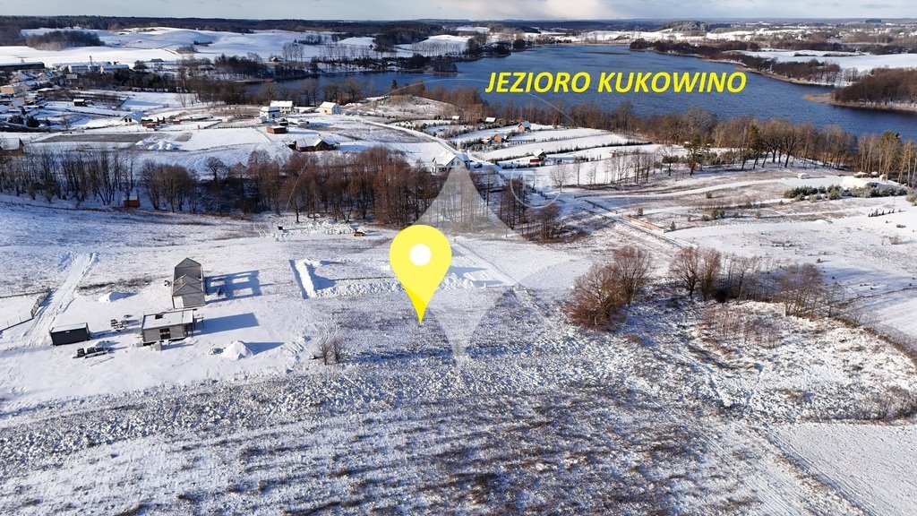 Działka budowlana nad jeziorem Kukówko – 1722 m², dostęp do plaży Kukówko  1 722m2 Foto 1