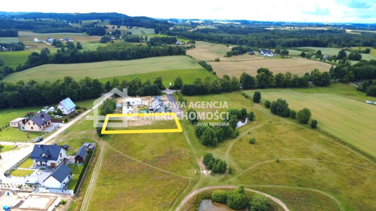 Działka pod dom na Kaszubach z przyłączami i warunkami Połęczyno  1 269m2 Foto 1