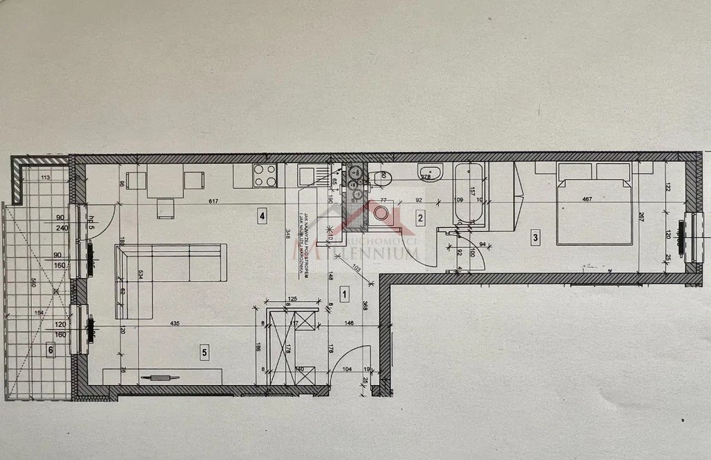 Mieszkanie dwupokojowe na sprzedaż Warszawa, Praga-Południe  55m2 Foto 3