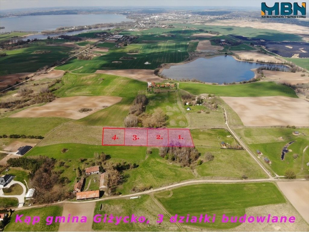 Działka 3381 m² pod dom i rekreację w Kąpie. Kąp, Kąp  3 306m2 Foto 1