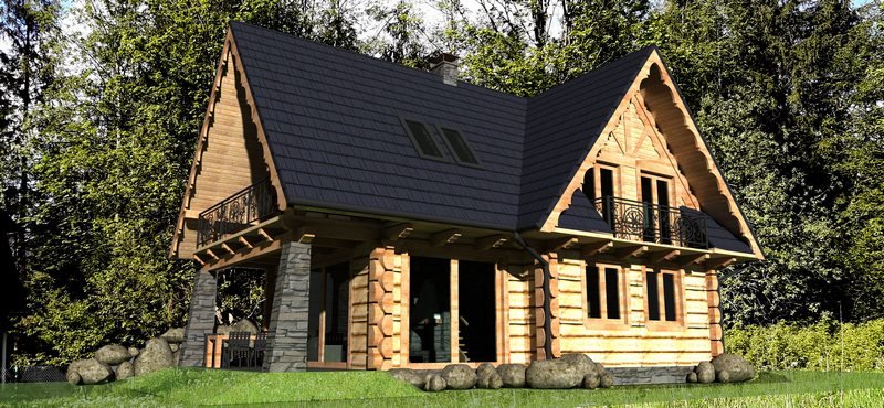 Nowy drewniany dom 120 m2 w Kościelisku, stan deweloperski Zakopane, Kościelisko  120m2 Foto 1