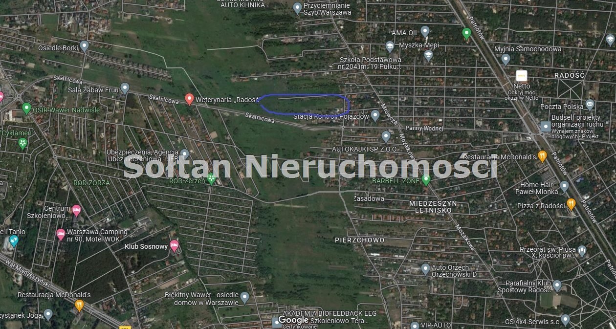 Działka 1,83 ha z MPZP, media, blisko Warszawy Warszawa, Wawer, Radość, Lubiana  18 335m2 Foto 1