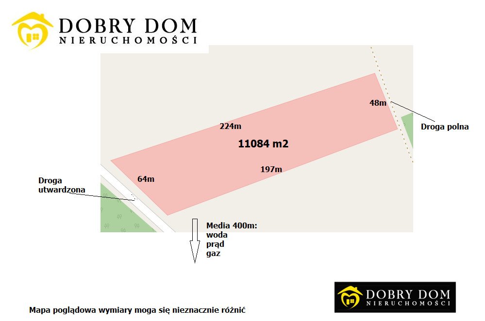 Duża działka pod osiedle - las media dojazd utwardzony Choroszcz  11 084m2 Foto 1