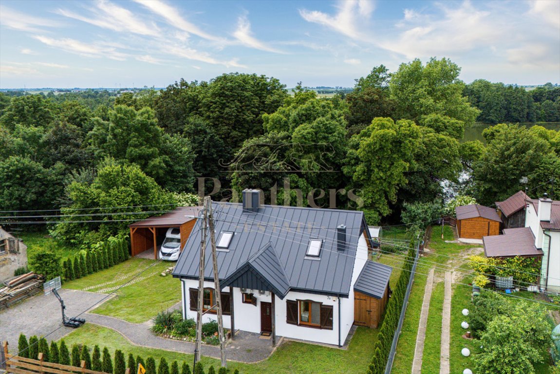 Urokliwy dom z kominkiem i ogrodem SPA w Wysokiej Wysoka  109m2 Foto 1