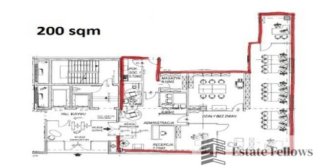 Nowoczesny lokal biurowy 200 m² w Krakowie - polecam Kraków, Lublańska  200m2 Foto 1