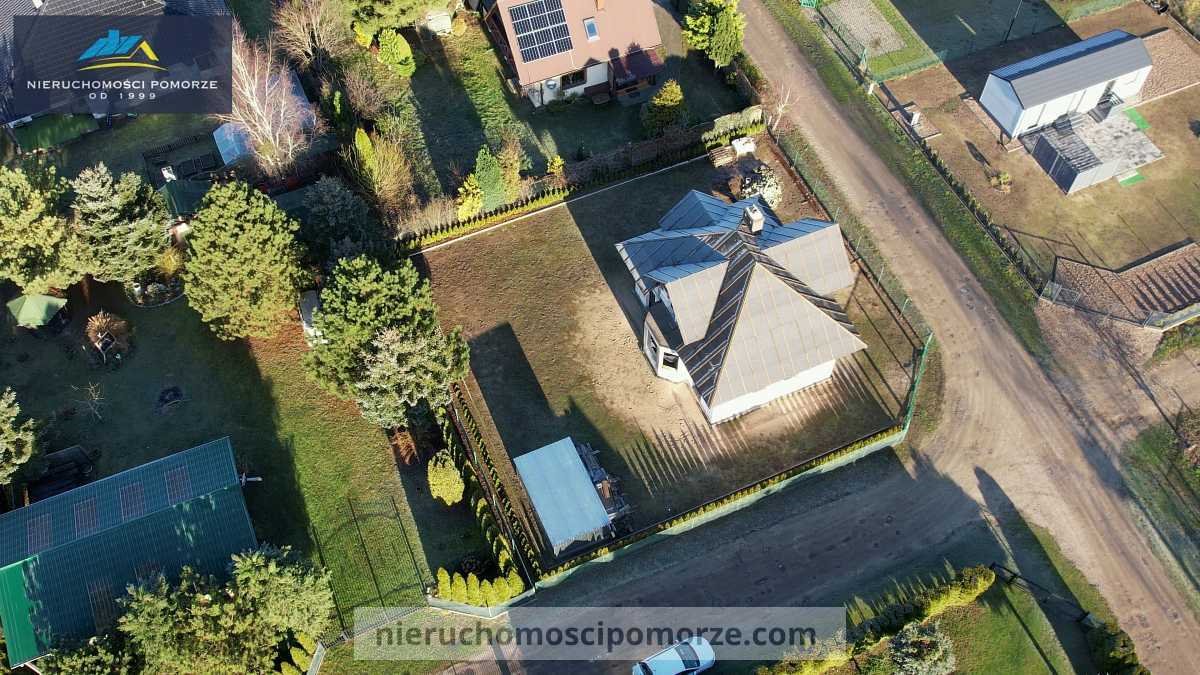 Dom w stanie surowym otwartym, 106 m2, blisko jeziora Przechlewo, Wczasowa  106m2 Foto 1