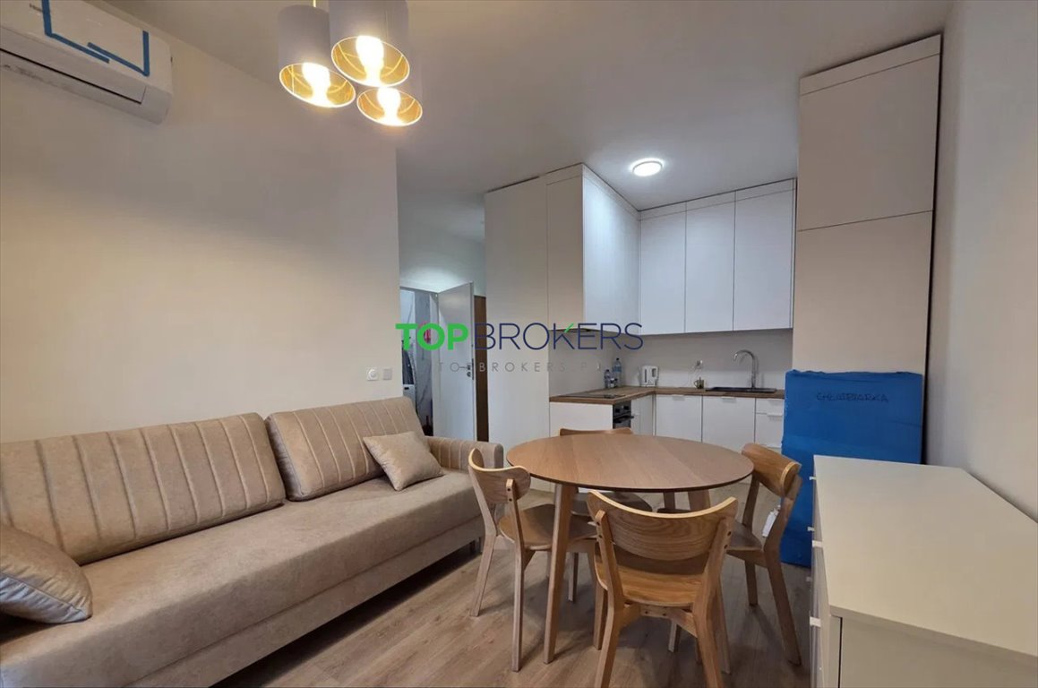 Nowoczesne 2-pokojowe mieszkanie z balkonem, klimatyzacją i windą Warszawa, Mokotów Służewiec, Wołoska  34m2 Foto 1