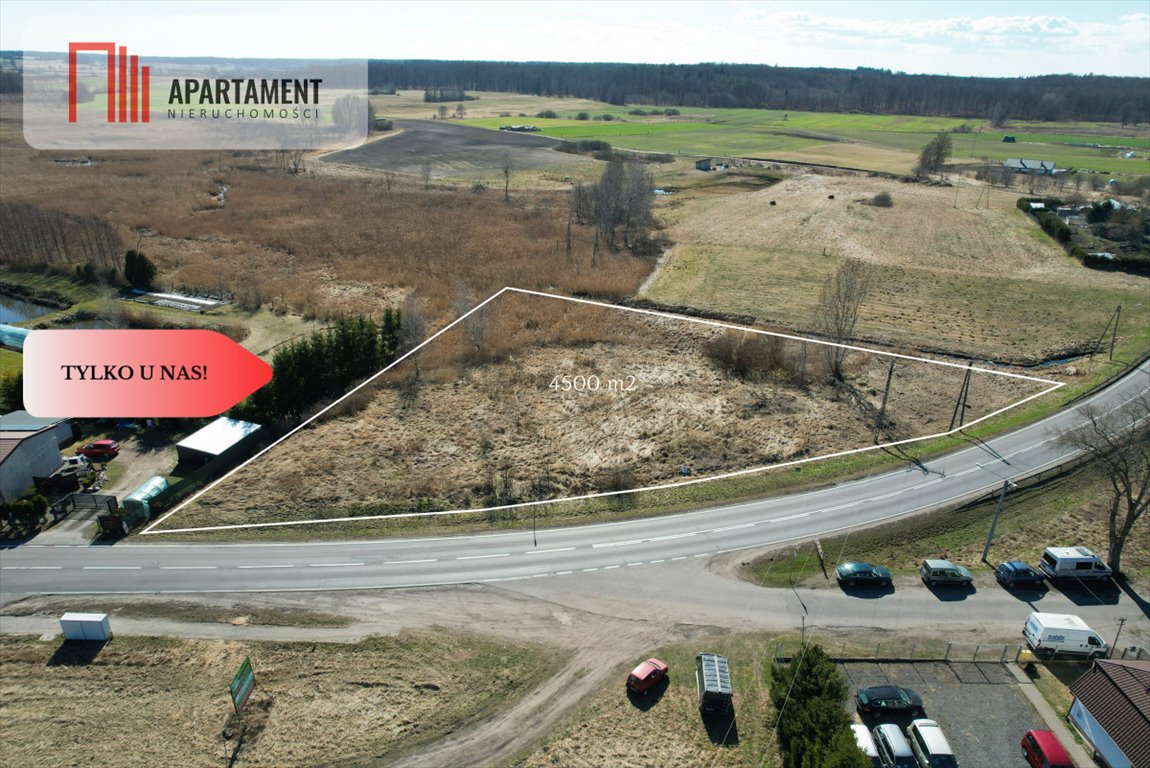 Działka 4500m² z warunkami zabudowy i widokiem na las Kołdowo  4 500m2 Foto 1