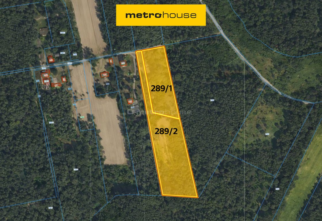 Działka 1,26 ha z MPZP, media, szybki dojazd do Warszawy Grzegorzewice  12 595m2 Foto 1