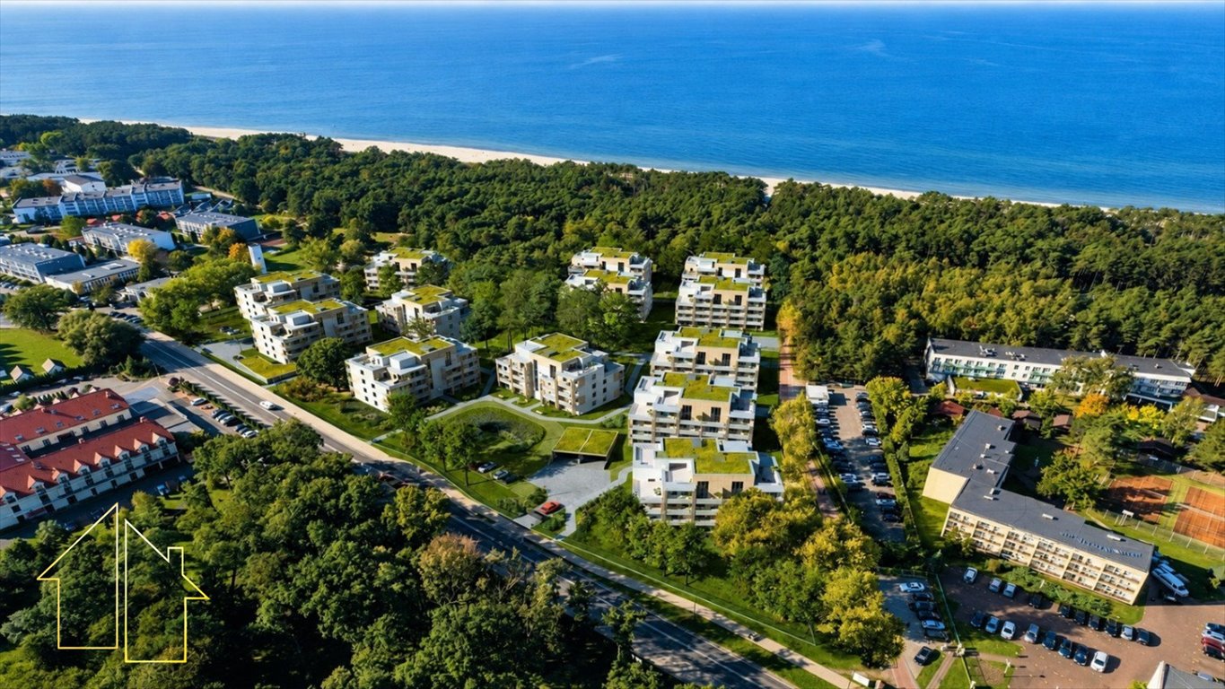Apartament nad morzem w Dąbkach z balkonem i potencjałem wynajmu Dąbki, Letniskowa 1  38m2 Foto 1