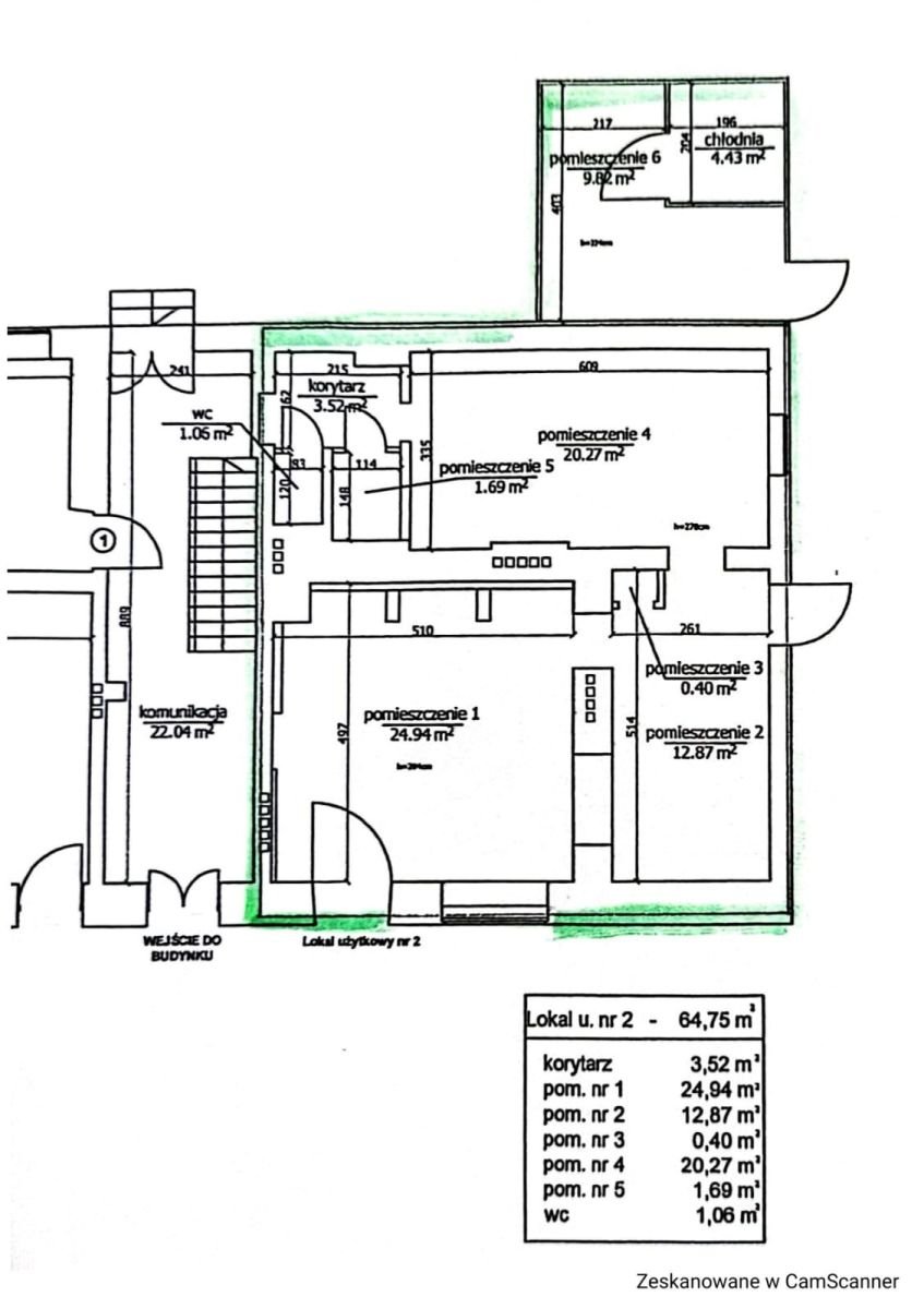 Lokal usługowy 64,75 m² w centrum Sobieszowa, potencjał! Jelenia Góra, Sobieszów, Cieplicka  65m2 Foto 1