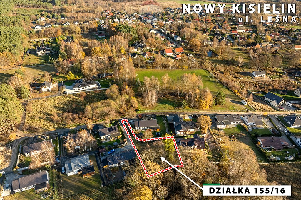 Działka budowlana na sprzedaż Zielona Góra, Nowy Kisielin, Nowy Kisielin-Leśna  990m2 Foto 19