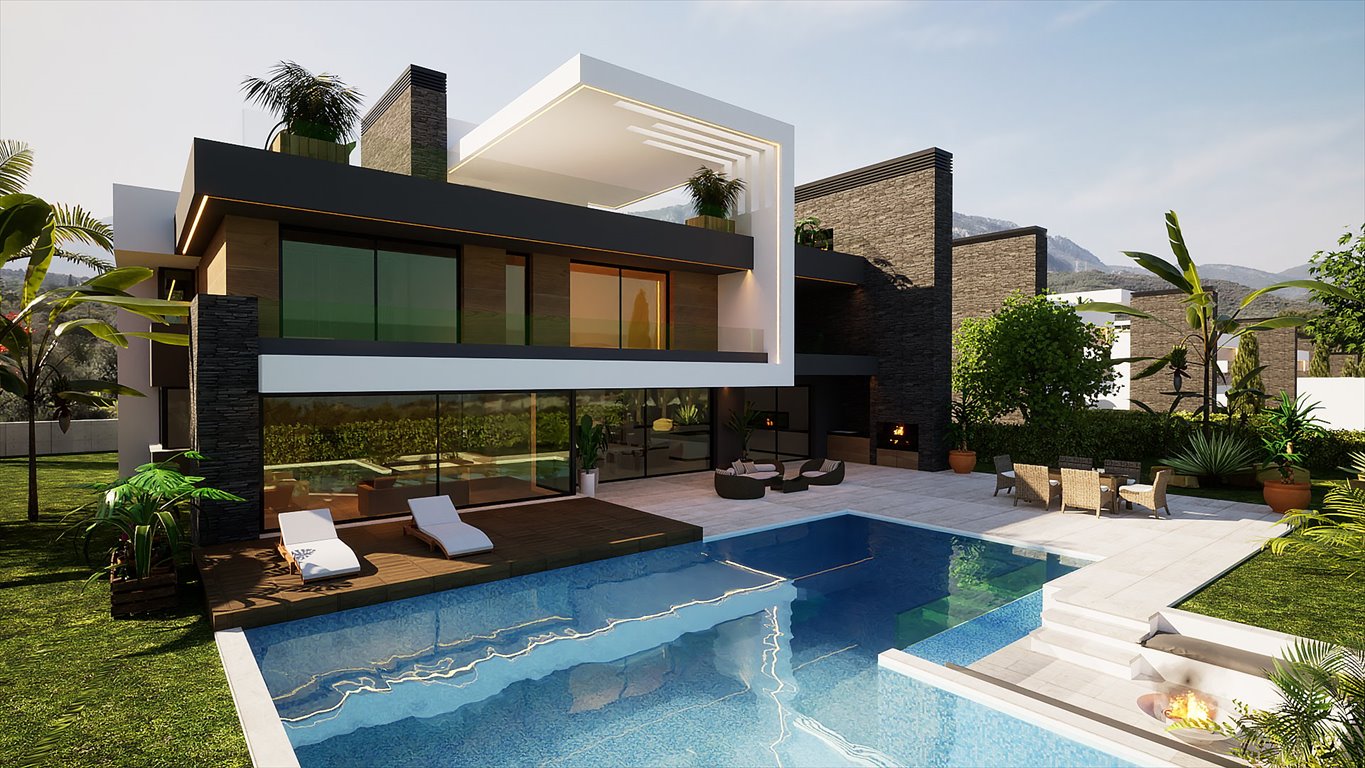 Luksowne wille z widokiem na morze w Girne Cypr, Girne, Edremit, Girne, Cypr Północny  538m2 Foto 1