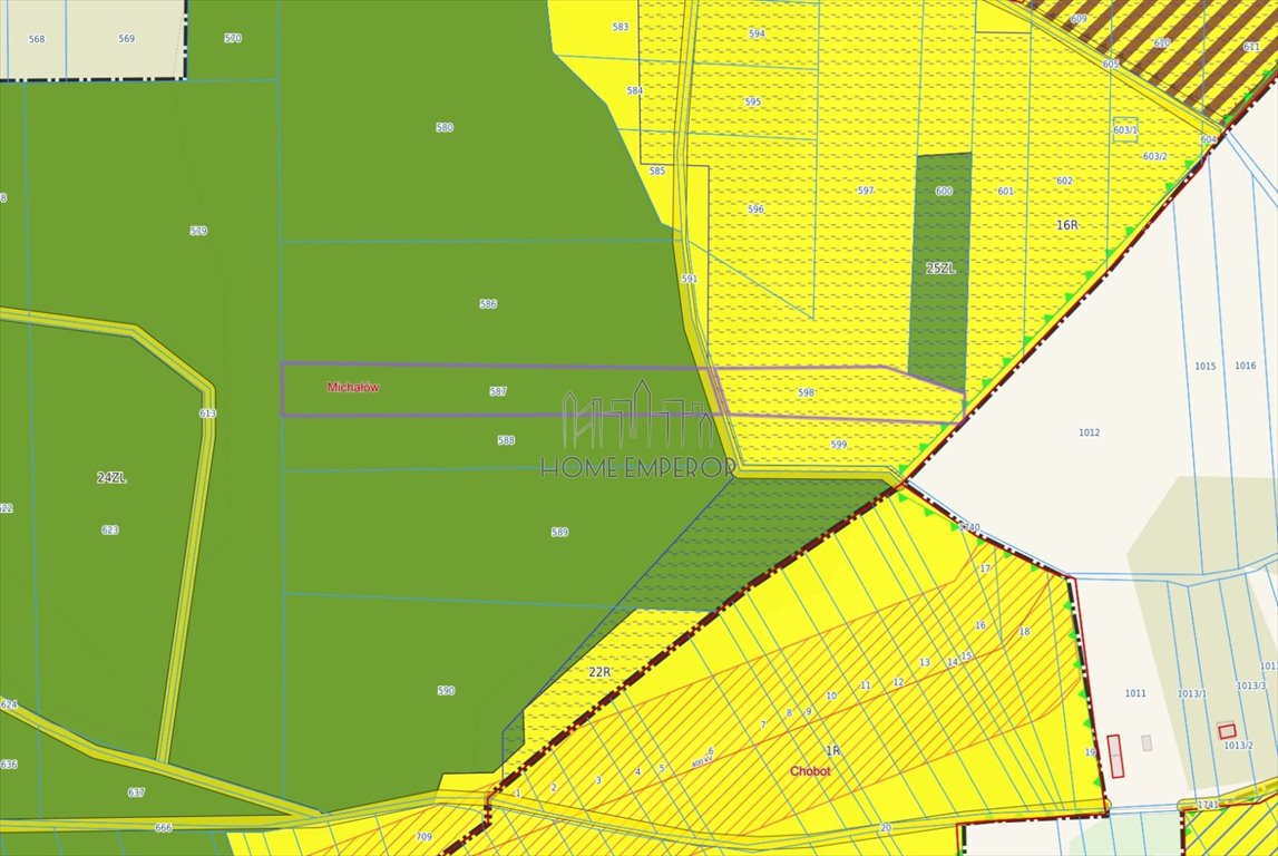 Na sprzedaż działka 8 300 m² w Michałowie z planem rolnym Michałów, Borkowa  8 300m2 Foto 1