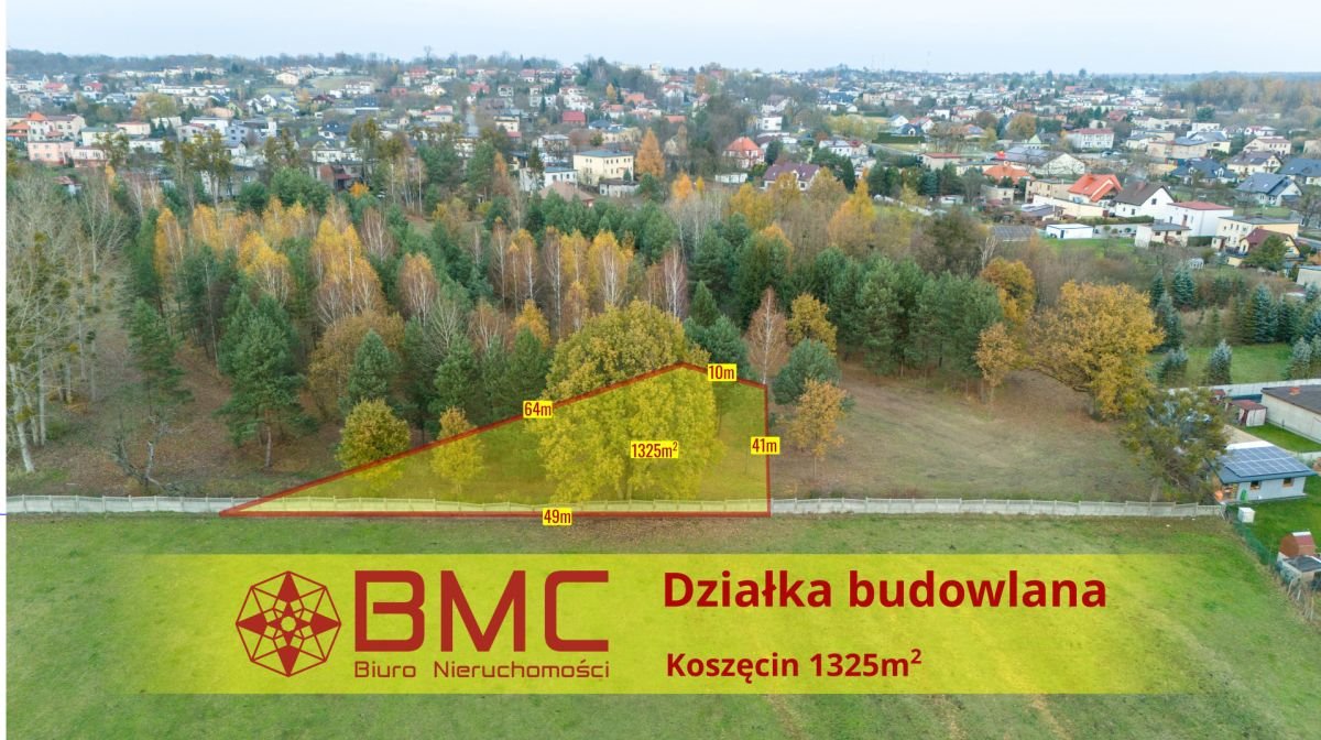 Działka budowlana na sprzedaż Koszęcin, Słowików  1 325m2 Foto 1