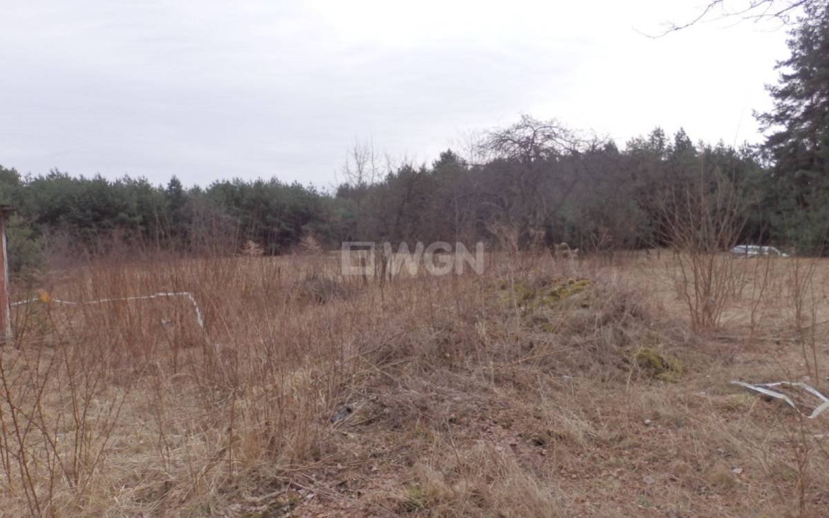 Działka pod lasem w Żarkach, 20 arów, media, dojazd asfalt Żarki, Kaliska  2 000m2 Foto 1