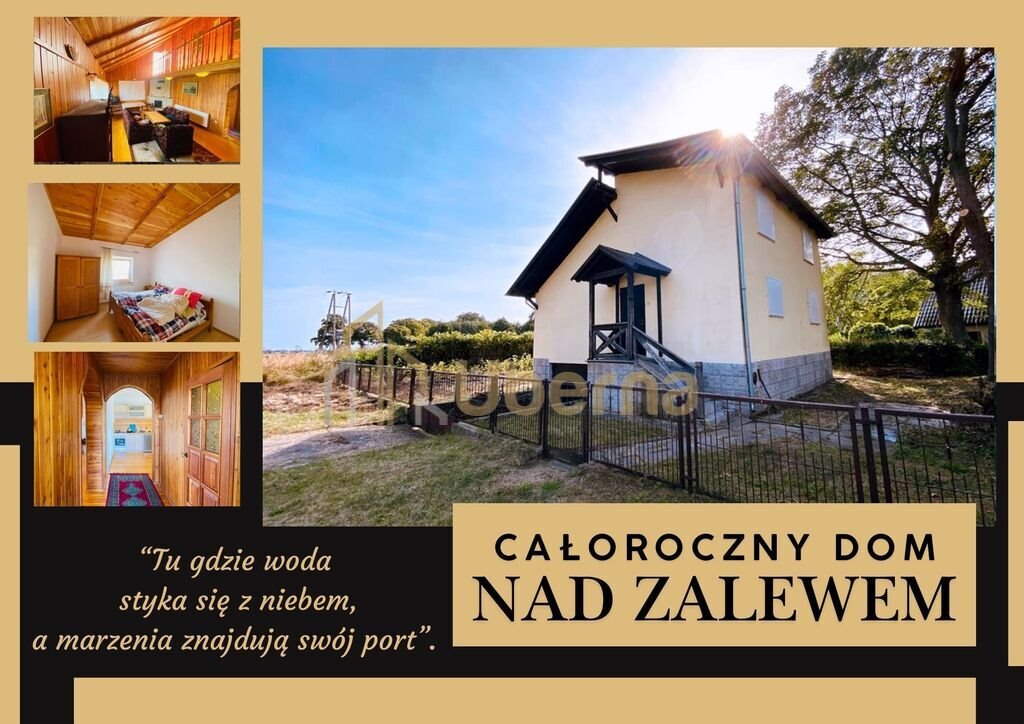 Urokliwy dom z tarasem i widokiem na Zalew Szczeciński Kopice  109m2 Foto 1