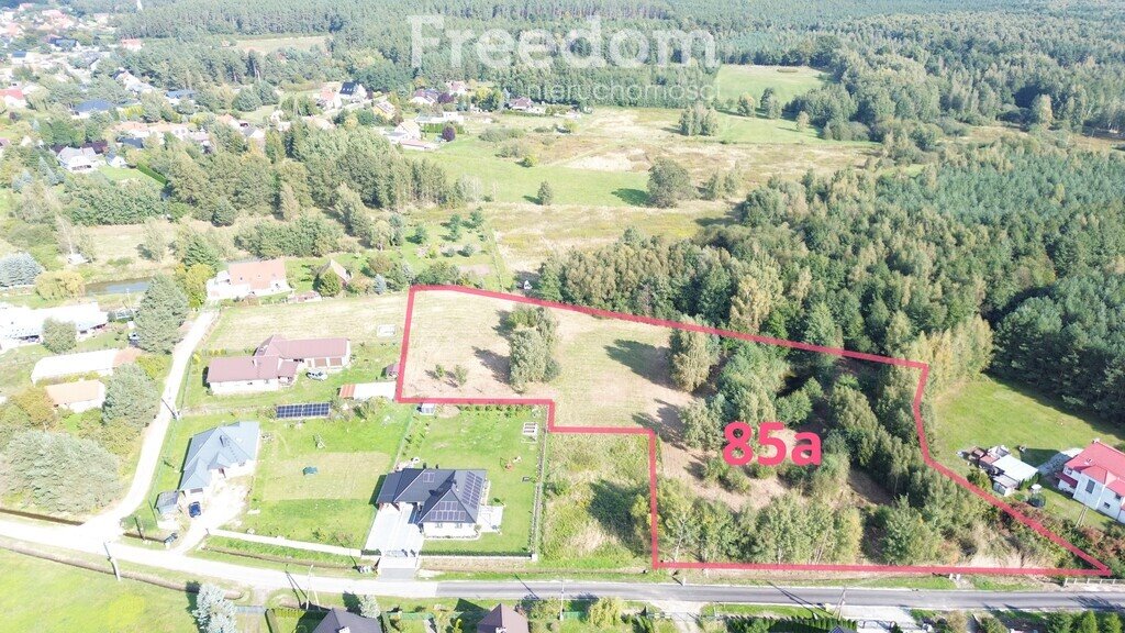 Sprzedam działkę 8 500 m² w Lubszy z lasem i stawem Lubsza  8 500m2 Foto 1