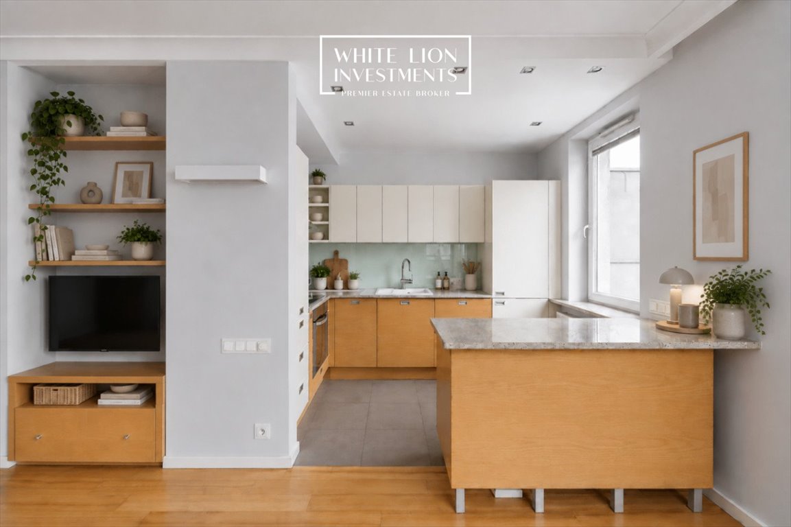Do sprzedania przestronne mieszkanie 58 m² z 2 balkonami i panoramicznym widokiem w Marina Mokotów Warszawa, Mokotów, Rajska 5  58m2 Foto 1