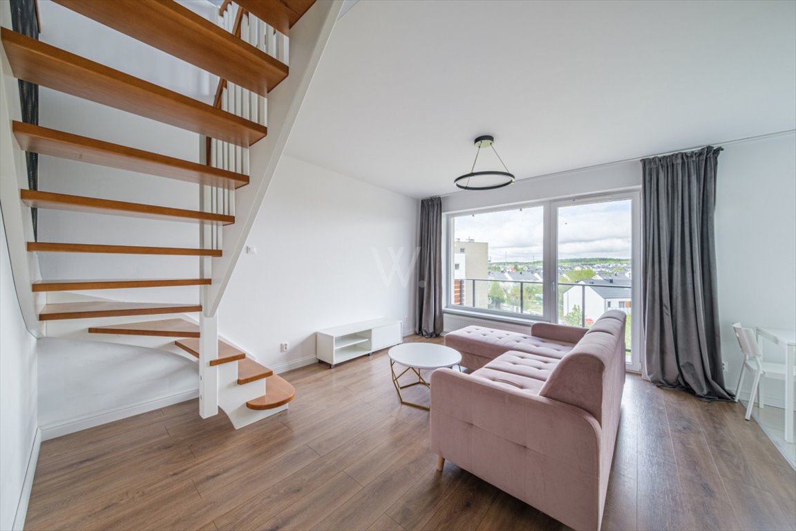 Do sprzedania dwupoziomowe 59,5 m² z balkonami i możliwością wydzielenia sypialni Gdańsk, Jasień, Potęgowska  60m2 Foto 1