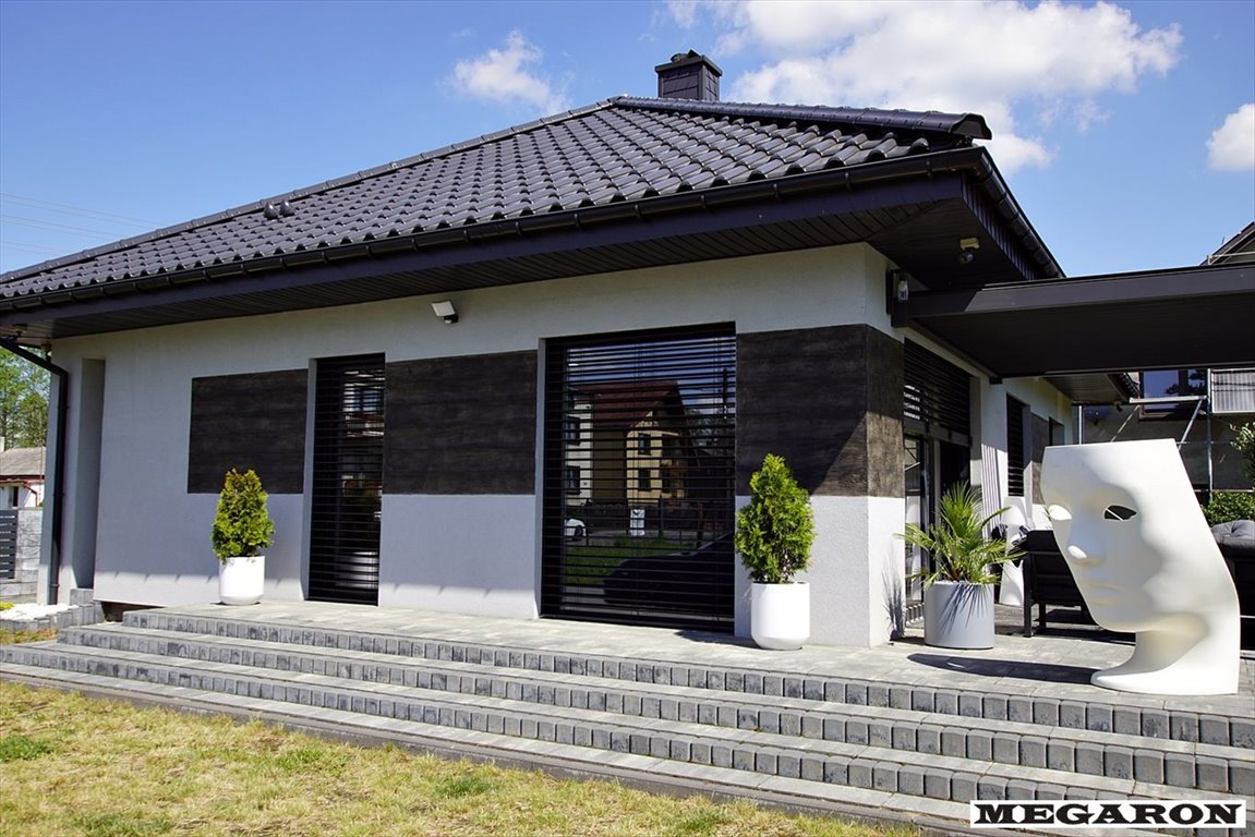 Do sprzedania nowoczesny dom parterowy 100 m² z kominkiem Myszków  100m2 Foto 1