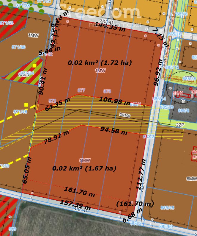 Działka budowlana na sprzedaż Września, Kamieni Szlachetnych  40 000m2 Foto 6