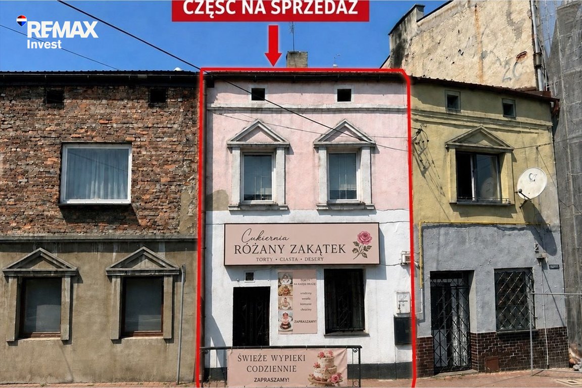 Na sprzedaż 50% udziałów w kamienicy 150 m² w Zawierciu Zawiercie, Hoża 2  150m2 Foto 1