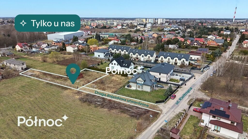 Działka 1096 m² w Starych Lipinach, media, cicha okolica Stare Lipiny, Kwitnąca  1 096m2 Foto 1