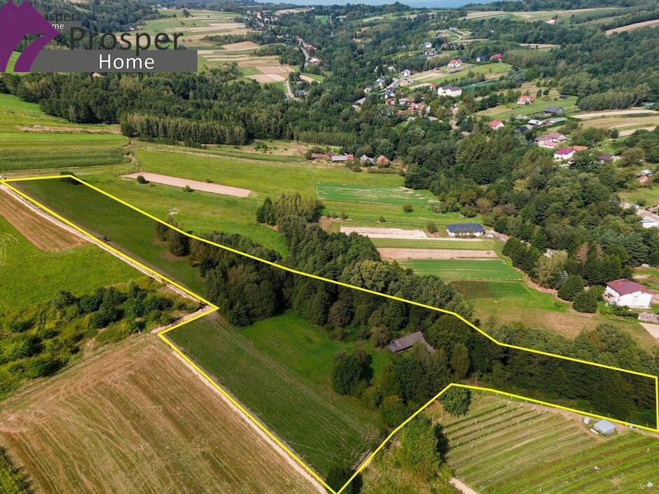 Duża działka 2,08 ha z widokami, dom i potencjałem - polecam! Wola Rafałowska, Wola Rafałowska  20 800m2 Foto 1