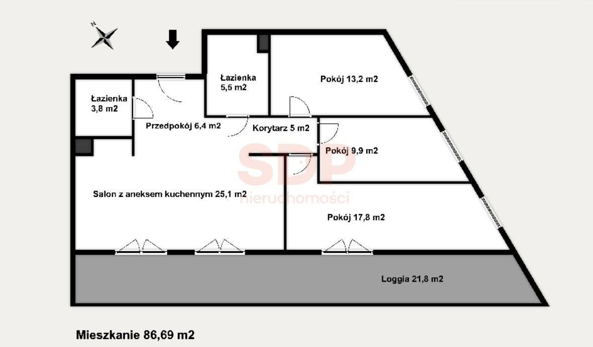 Mieszkanie czteropokojowe  na sprzedaż Wrocław, Stare Miasto, Szczepin, Długa  87m2 Foto 3