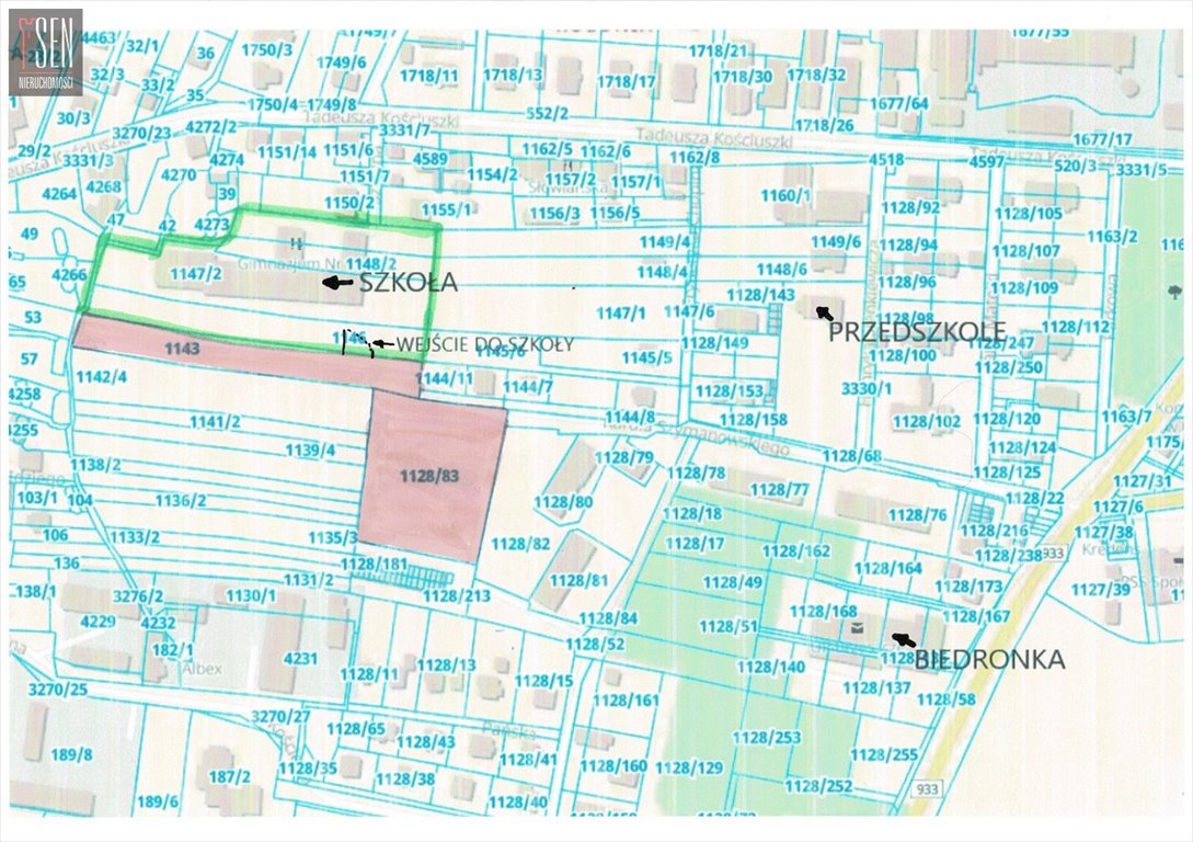 Działka pod zabudowę wielorodzinną, 10 342 m2, Brzeszcze Brzeszcze  10 342m2 Foto 1