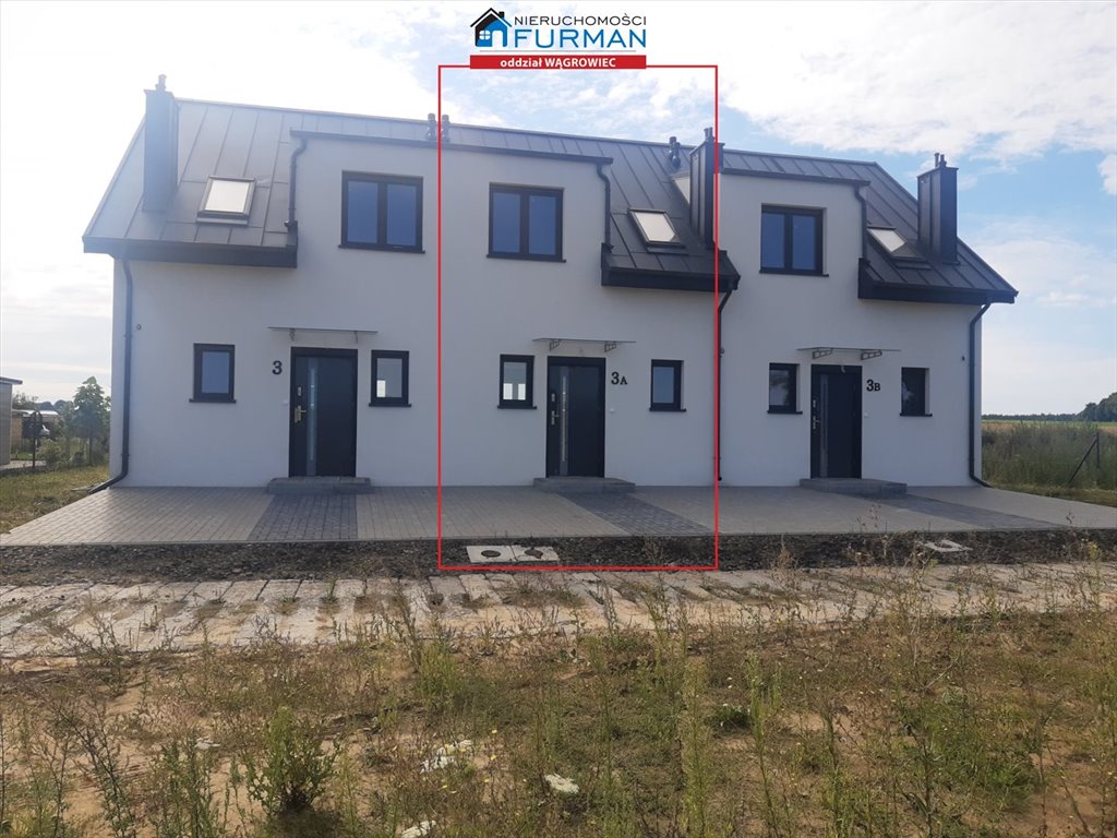 Nowy dom w Margoninie nad jeziorem, 4 pokoje, taras Margonin  60m2 Foto 1