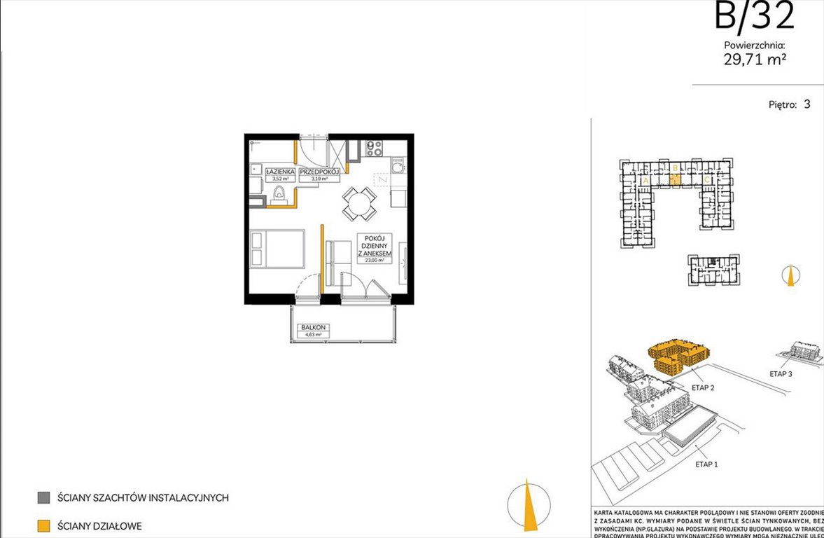 Mieszkanie dwupokojowe na sprzedaż Wrocław, Fabryczna, Maślice  30m2 Foto 18