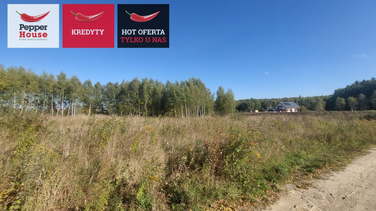 Działka w Bielkówku z mediami, 1500 m², cicha okolica Bielkówko, Gajowa  1 501m2 Foto 1