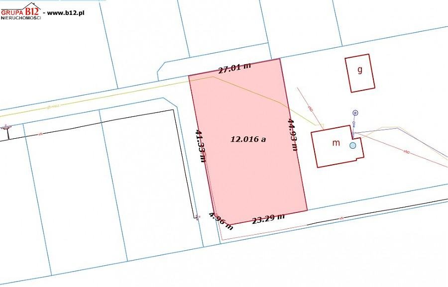 Działka budowlana z fundamentem i projektem domu, 1200 m² Kokotów, Kokotów, Kolonia  1 200m2 Foto 1