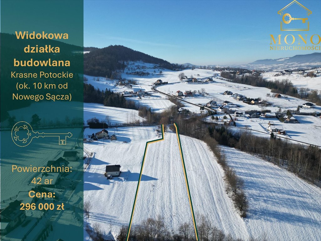 Działka budowlana na sprzedaż Krasne Potockie  4 200m2 Foto 1