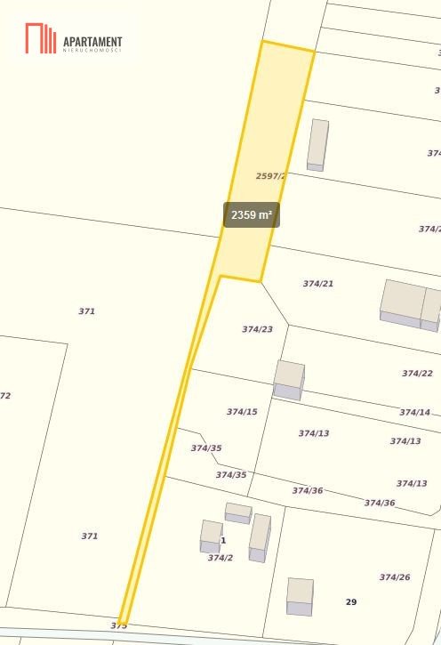 Działka 1700 m² przy Brdzie z WZ na bliźniaki polecam Koronowo  1 700m2 Foto 1